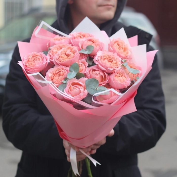 Букет «Пионовидная роза джульетта», фото 4